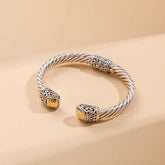 Sterling Silber vergoldet Vintage Mode handgemachtes Armband